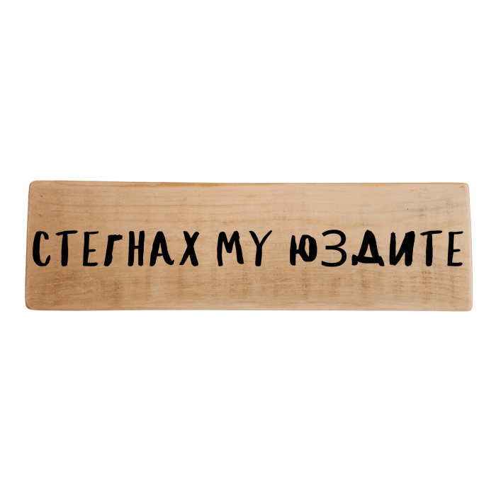 Стегнах му юздите