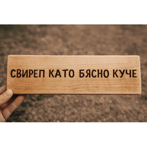 Свиреп като бясно куче