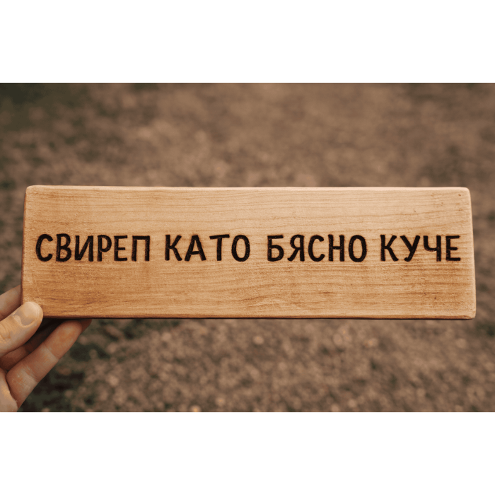 Свиреп като бясно куче