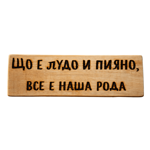 Що е лудо и пияно, все е наша рода
