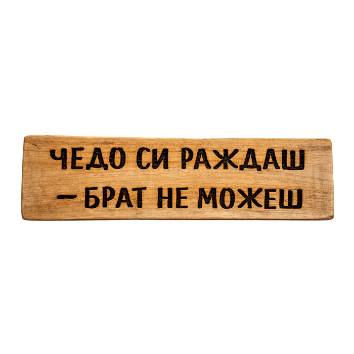 Чедо си раждаш - брат не можеш Чедо си раждаш - брат не можеш