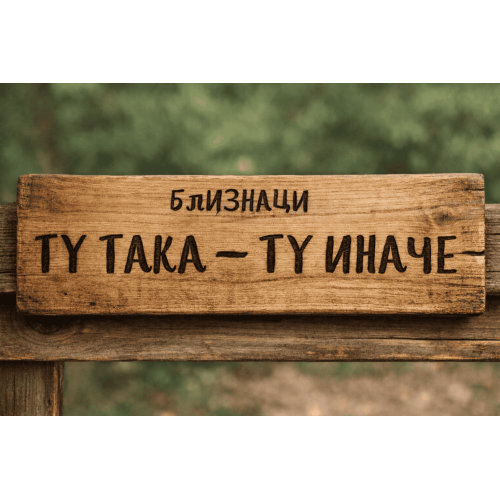 Ту така - ту иначе