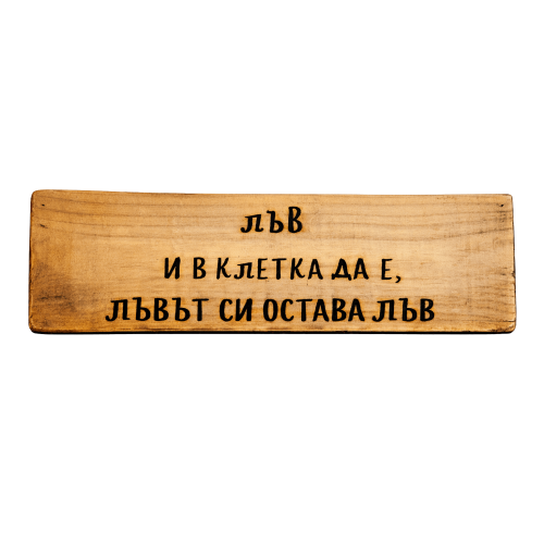 И в клетка да е, лъвът си остава лъв